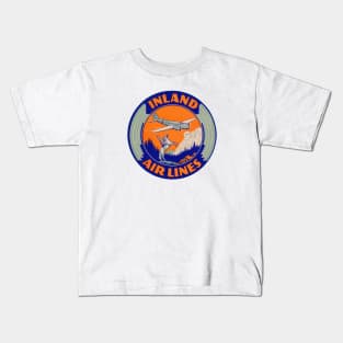 1938 Inland Airways Kids T-Shirt